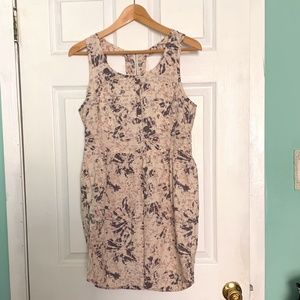 Somethingelse Abstract Floral Print Dress, Size 6